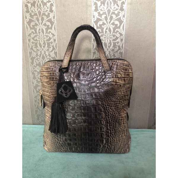 PRELOVED, Ransel motif croco buaya
