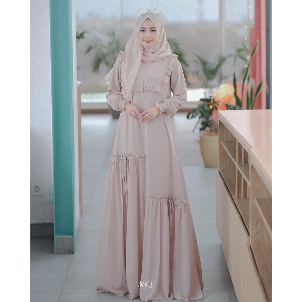 GAMIS CERUTY BABYDOLL POLOS PITA GAMIS SAYR'I  GAMIS KONDANGAN  GAMIS OOTD TERBARU