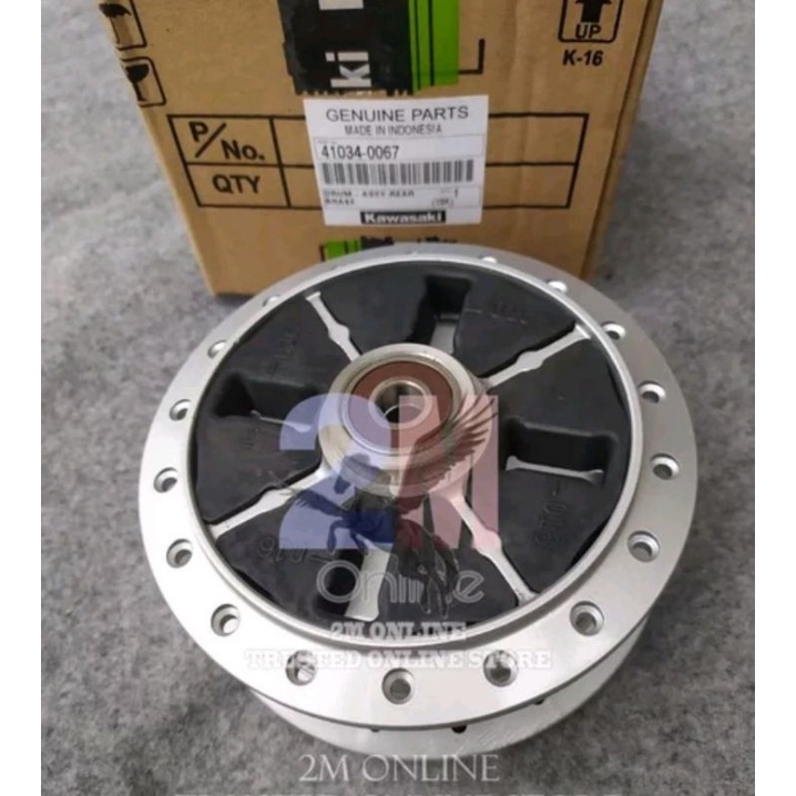 TROMOL BELAKANG KAWASAKI EDGE ZX130 BLITZ ORIGINAL