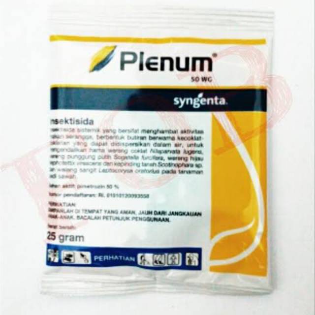 INSEKTISIDA PLENUM ISI 25 gr UNTUK HAMA WERENG, THRIPS, CABUK PUTIH, KUTU