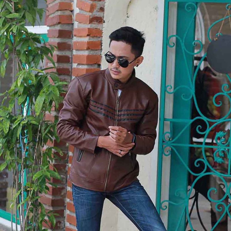 Jaket Casual Pria / Jaket Motor Travelling Kulit Premium Original