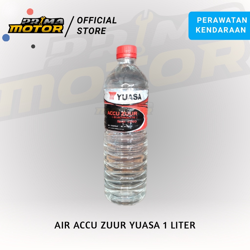 Air Accu Zuur Air Aki Air Sir YUASA 1liter