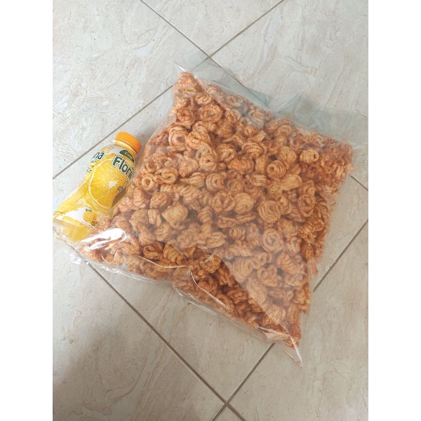 Bebek_Kcee Kerupuk Seblak Udel Pedas Renyah 500Gr Kiloan