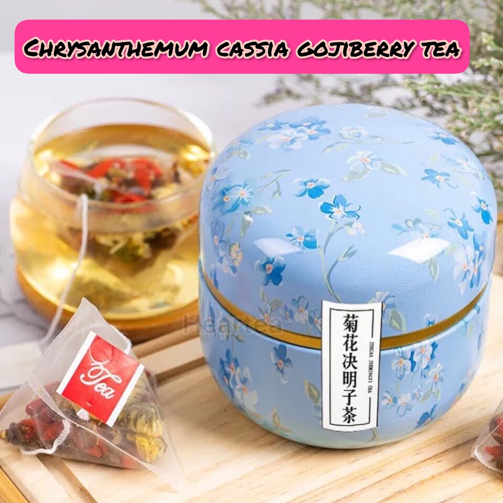 

FLOWER TEA / TEH HERBAL / TISANE TEA- CHRYSANTHEMUM, CASSIA, GOJIBERRY 菊花决明子茶 （10 PACK）