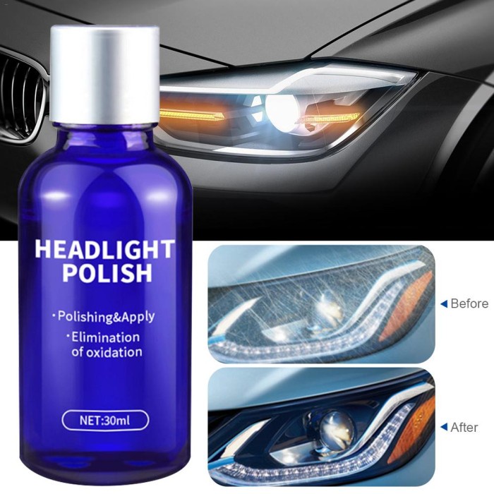 Goxfaca Cairan Pemutih Lampu Kusam Mobil Headlight Polish Repair Coat