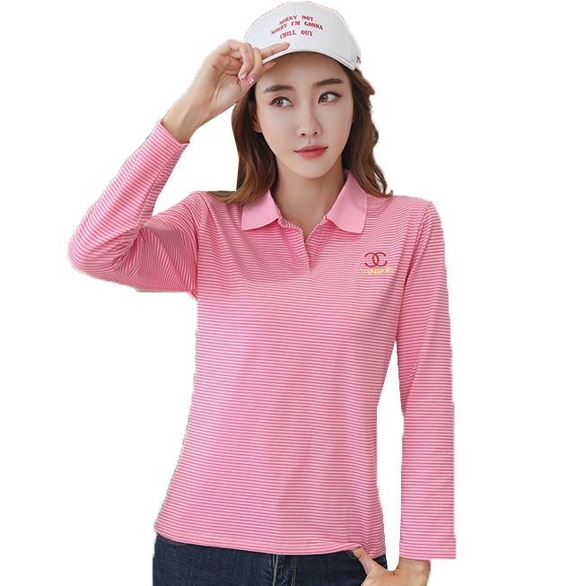 striped polo shirt womens