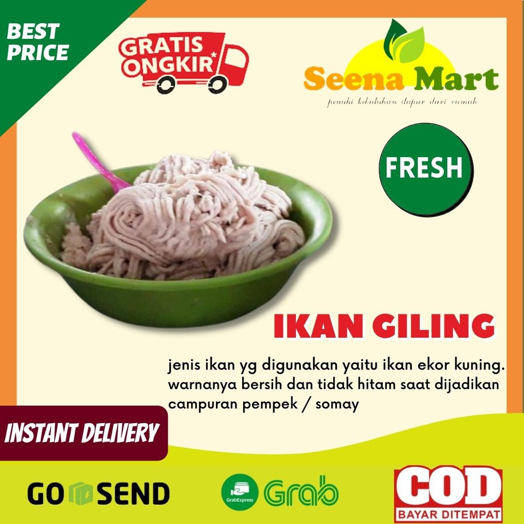 Ikan Segar Ikan Giling Ikan Fresh Ikan Ekor Kuning Ikan Pempek