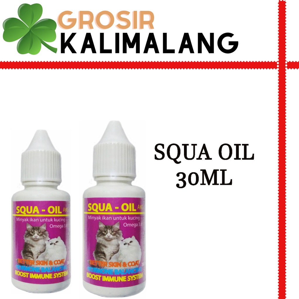 Squa Oil Minyak Ikan Untuk Kucing 30ml