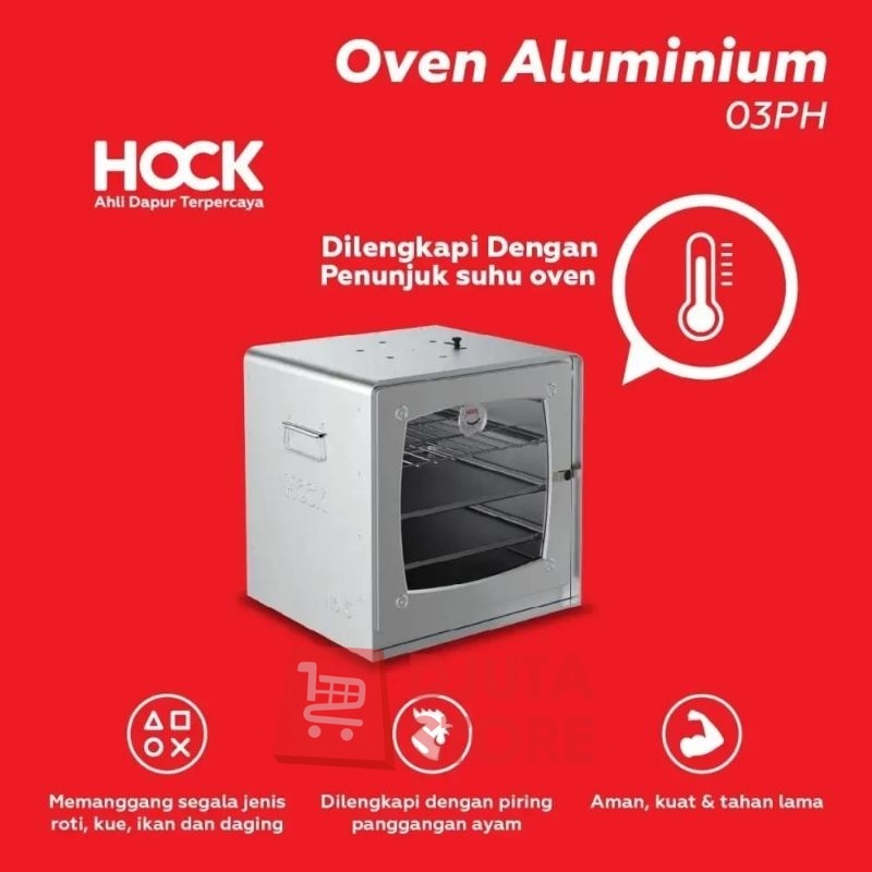 Oven Hock Aluminium Oven Tangkring PH No 3 Oven Gas