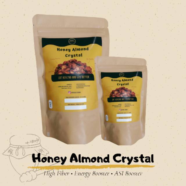 

Honey almond crystal