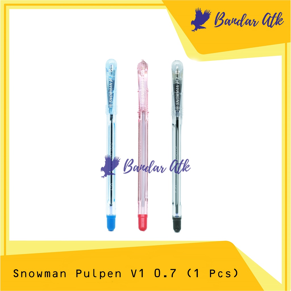 

SNOWMAN V1 PEN PENA PULPEN BOLPEN BALL POINT BALLPEN [1 PCS]