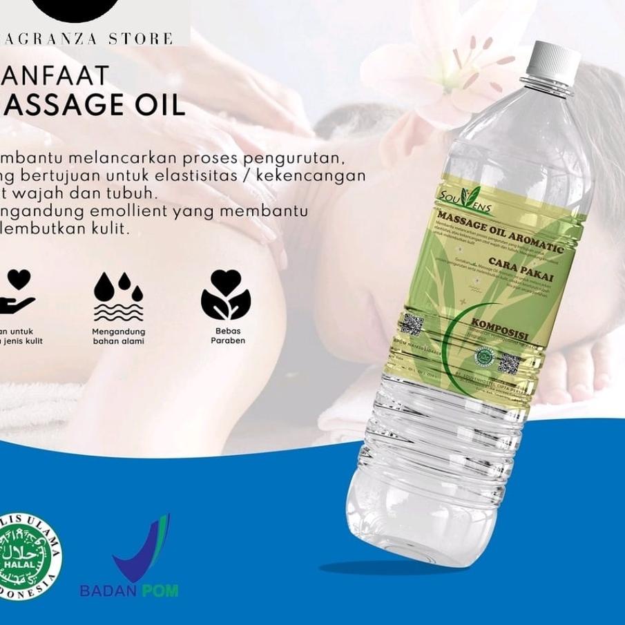 Jual Promo Massage Oil Aromatic Minyak Pijat Urut Salon Dan Spa Refleksi 1 Liter Merek Souvens 7455