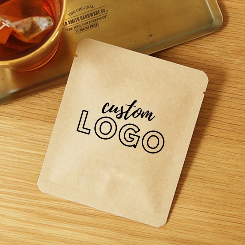 CUSTOM POUCH SACHET COKLAT KRAFT PAPER ALUMUNIUM FOIL