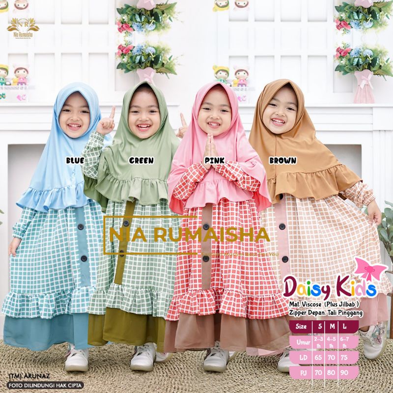 Gamis Anak Daisy Kids By Nia Rumaisha