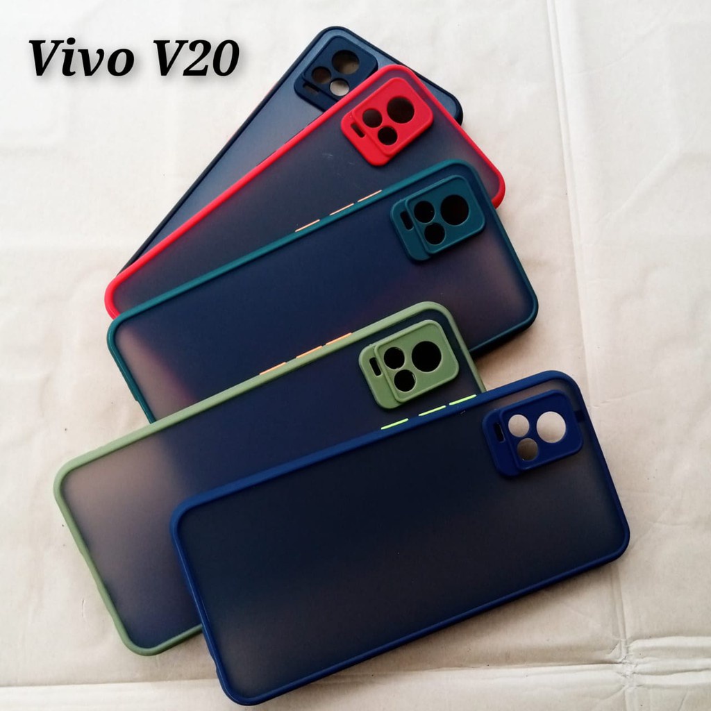 CASE MATTE VIVO V20 TRANSPARAN FUZE MACARON MY CHOICE - FA