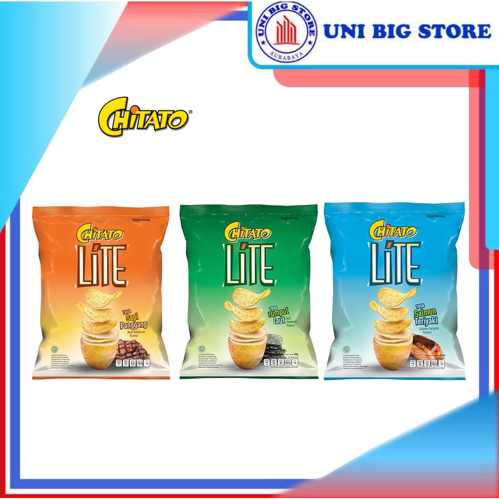 

Chitato Lite Snack Rumput Laut - Salmon Teriyaki - Sapi Panggang 68 g