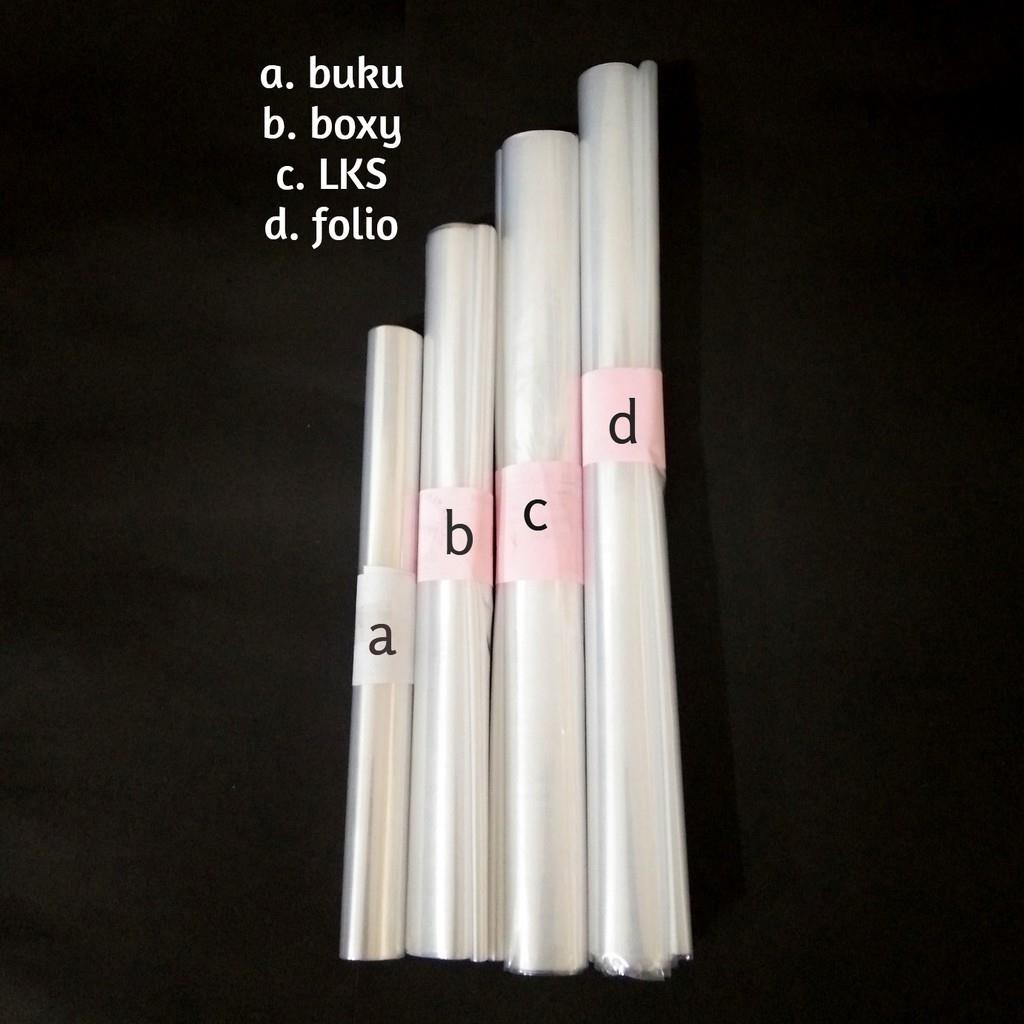 

isi 10 pcs Sampul Buku Plastik Quarto Folio Boxy Big Boss LKS Bening