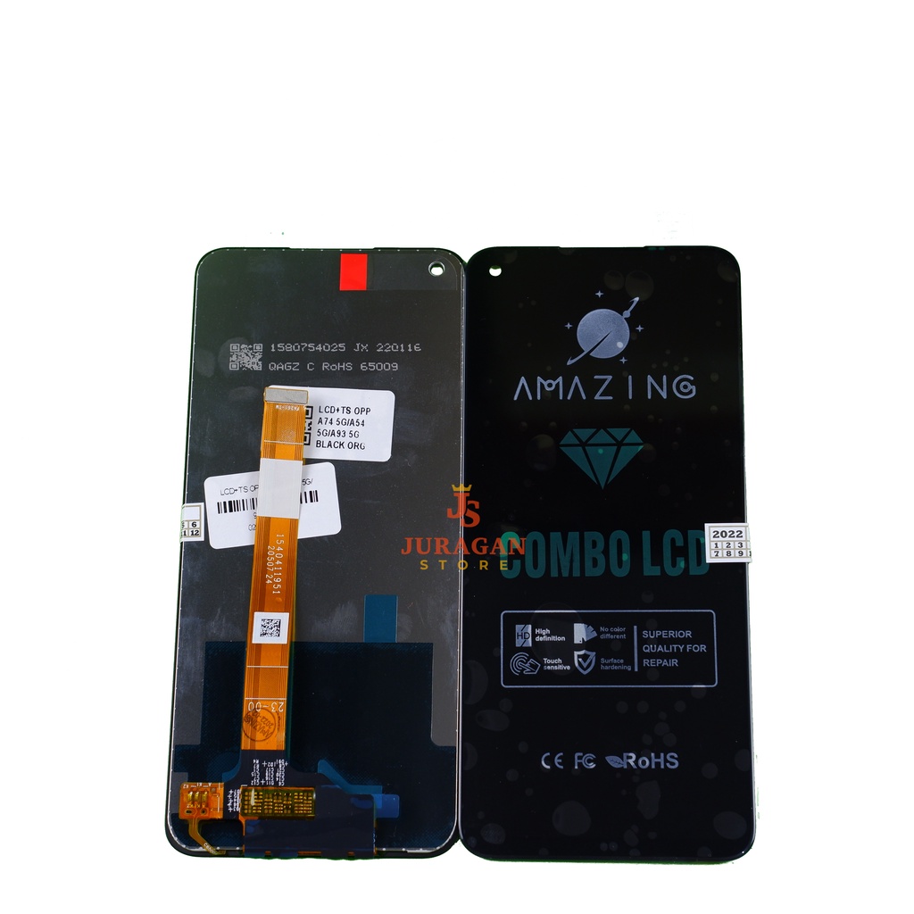 LCD TOUCHSCREEN OPPO A54 5G - A74 5G - A93 5G COMPLETE ORIGINAL 1 SET