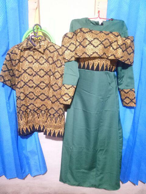 Cp Yasmin Couple Pasangan, Batik Babyterry, Gamis, Muslim
