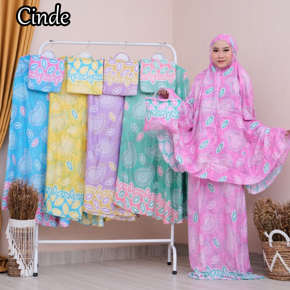 Mukena Rayon Dewasa / Mukena tiedye / mukena Bunga /Mukena etnic