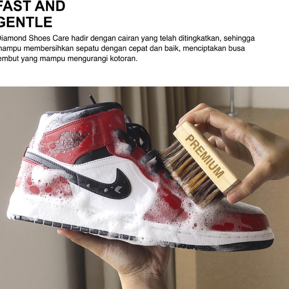 [KODE FF279] Diamond Shoes Care Sabun Pembersih Sepatu - Leather Cleaner 100ml