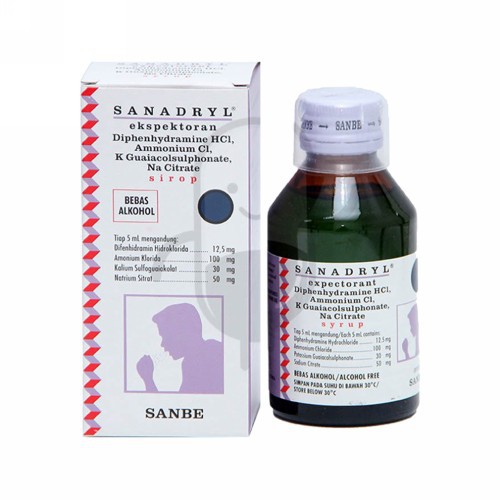 

SANADRYL EXP SYRUP 120 ML