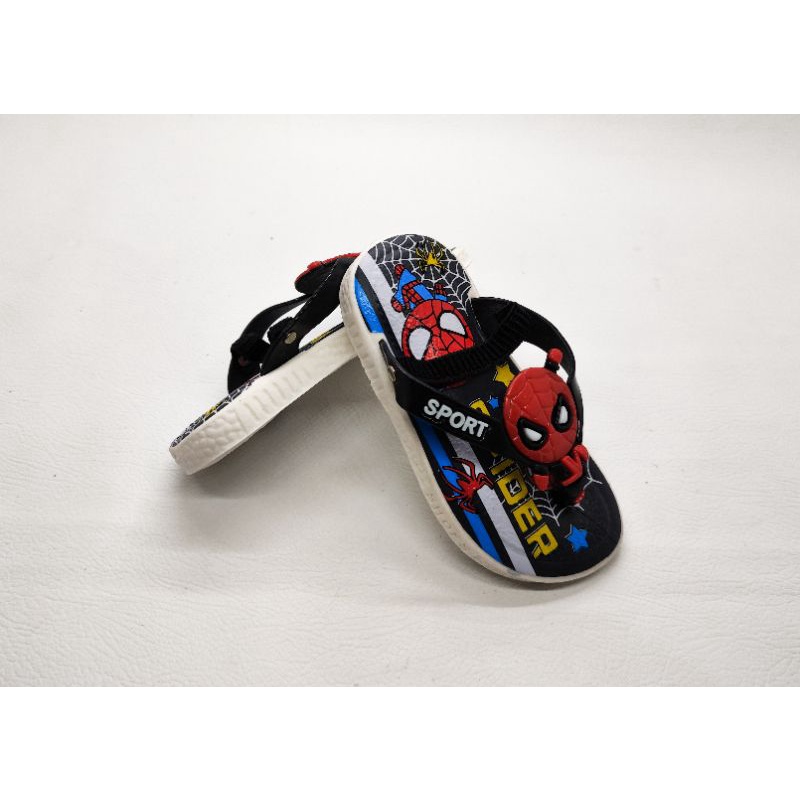 TERMURAH - SANDAL ANAK LAK-LAKI TALI IKAT BISA BERBUNYI CITT..CITT COD 1-3THN / SANDAL JEPIT ANAK BERBUNYI CITT.. CITT MOTIF SPAIDERMAN / SANDAL ANAK BALITA LUCU MOTIF SPAIDERMAN / SANDAL JEPIT BUNYI CIT CIT TERMURAH / SANDAL KEREN ANAK COWOK / IMPORT