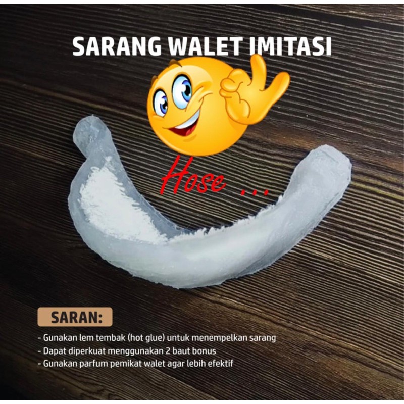 Sarang Walet Imitasi Mangkok Elastis/fake nest / sarang imitasi /sarang walet palsu / sarang walet