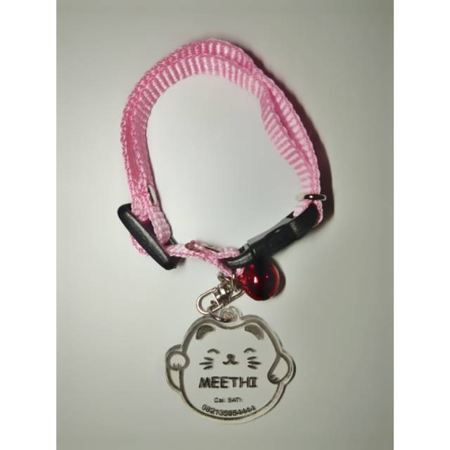 Kalung Hewan Peliharaan Kalung Kucing Kalung Anjing Kalung Lucu Kalung Comel Kalung Nama Shopee Indonesia