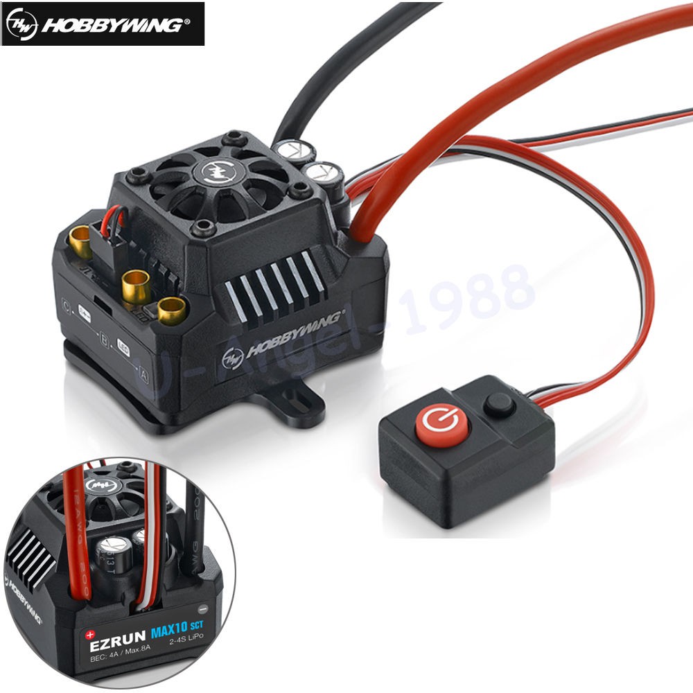 Hobbywing EZRUN Max10 120A ESC Brushless Anti  Air  untuk 