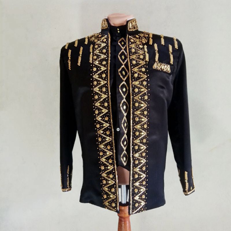 Beskap Muslim Asraf with mutiara/ jas nikah / jaa pengantin pria