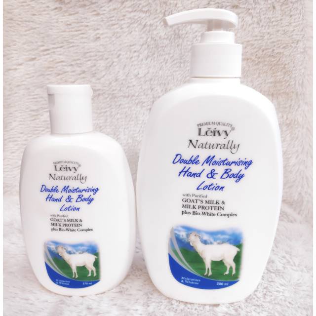 LEIVY HAND BODY LOTION /LEIVY GOAT'S MILK BODY LOTION ~ ORIGINAL 100%