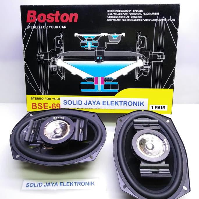 [[[BISA COD]] Speaker Mobil Ovale Oval Boston - Speaker Woofer Boston BSE-6981 4 Way Kode 1250