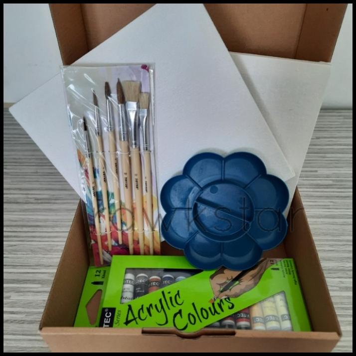 

Paket B Lukis Kanvas 20X20 Painting For Kids Arts