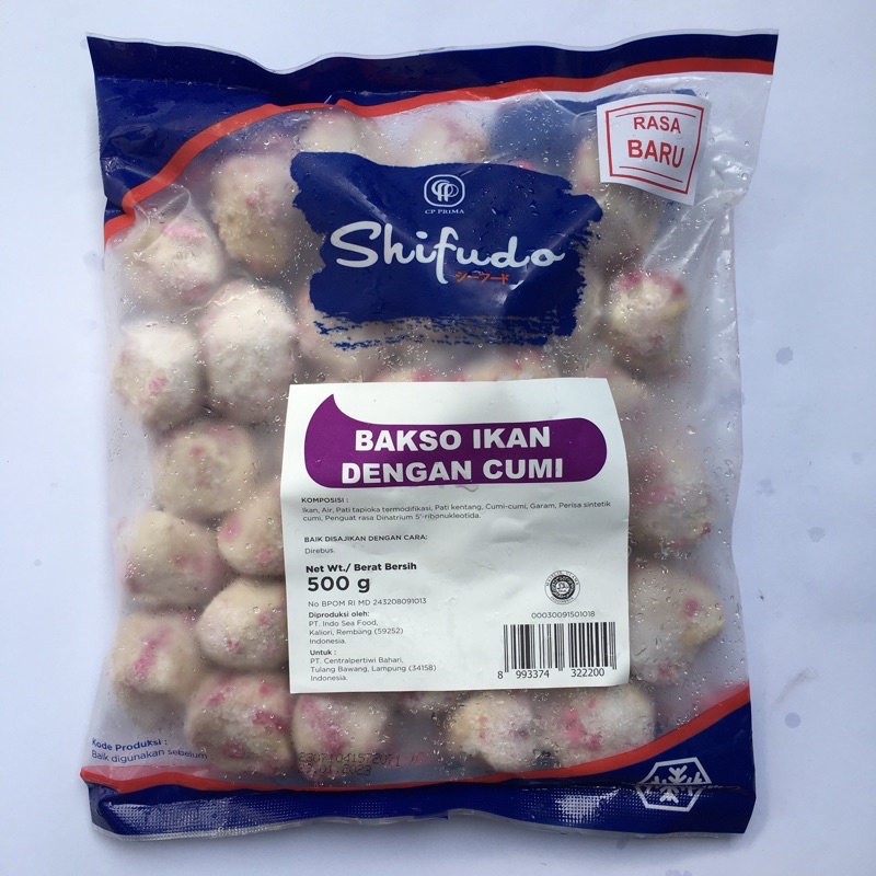 

Promo !! Shifudo bakso ikan cumi 500gr