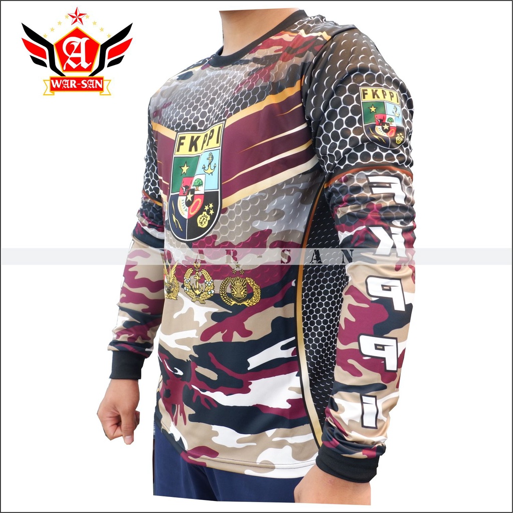 KAOS FKPPI SUBLIM TANGAN PANJANG / KAOS DRYFIT FKPPI / JERSEY FKPPI