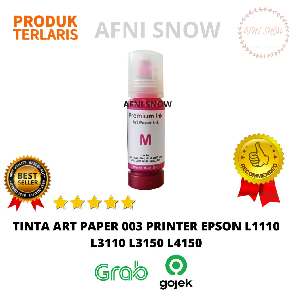 Tinta Sublim Epson 003 Sublimation Ink Sublime L1110 L3110 L4150 L3150 - Magenta - Merah