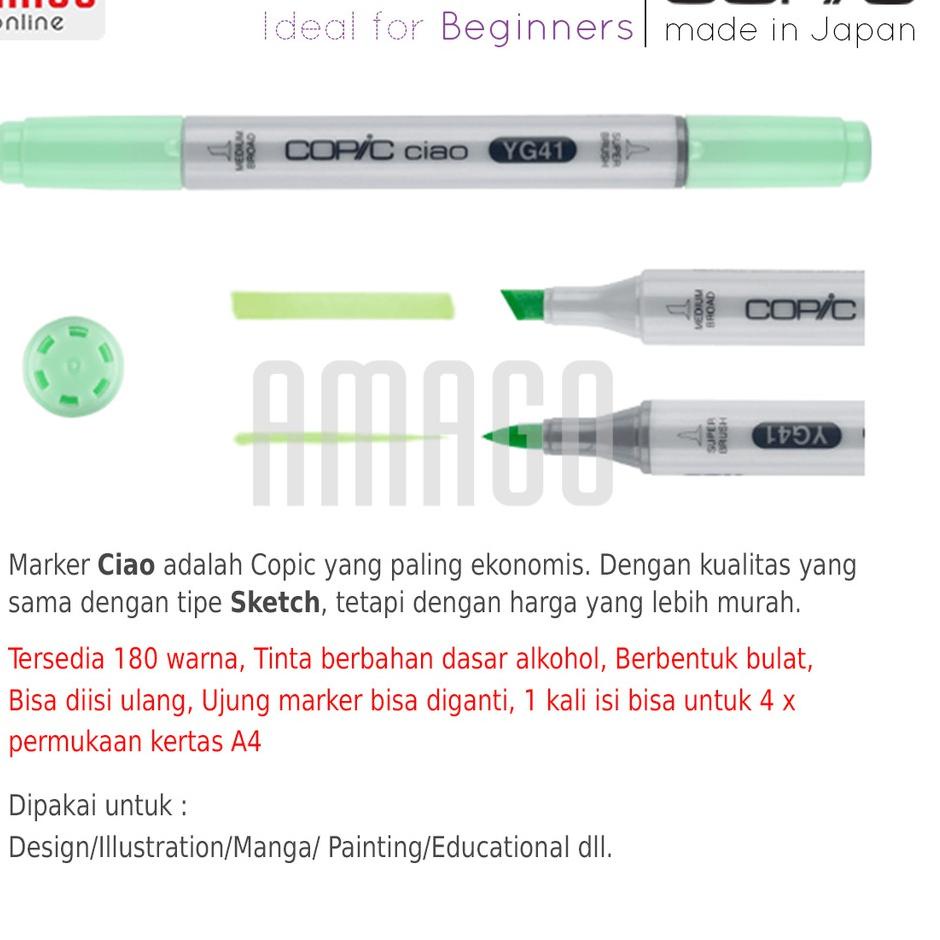 

Special COPIC CIAO MARKER - CCM - SATUAN