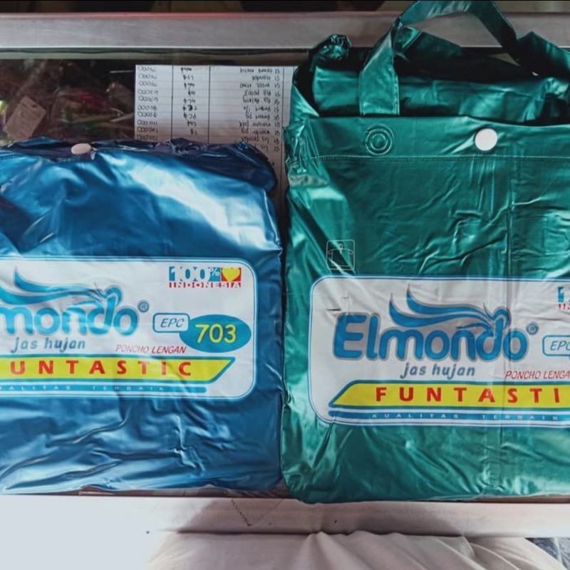 jas ujan Ponco lengan elmando funtastic 703