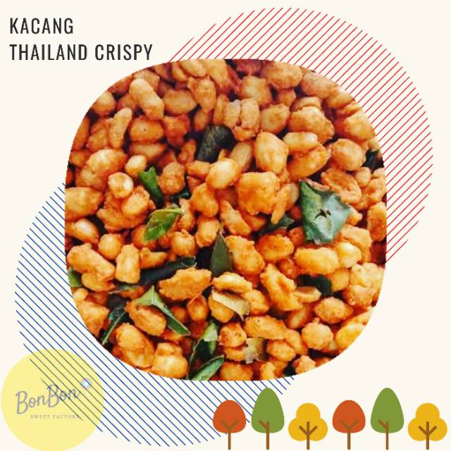

Kacang Thailand Crispy 500 Gr / Kacang Daun Jeruk Tidak Pedas