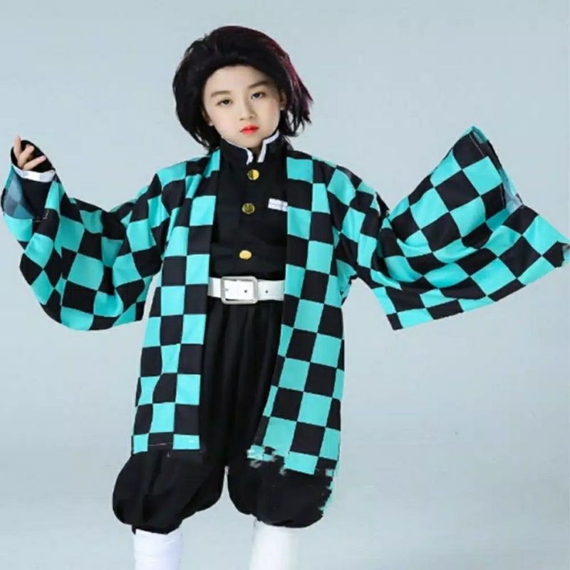 KIMETSU NO YAIBA COSPLAY COSTUME KIDS KOSTUM ANAK