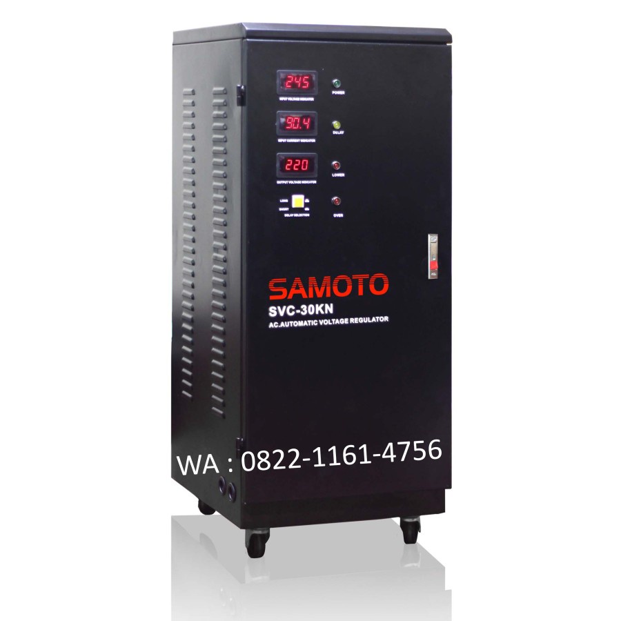 Stabilizer SAMOTO 30KVA 1 PHASE Servo Motor AVR SVC-30KN GARANSI 1 TAHUN