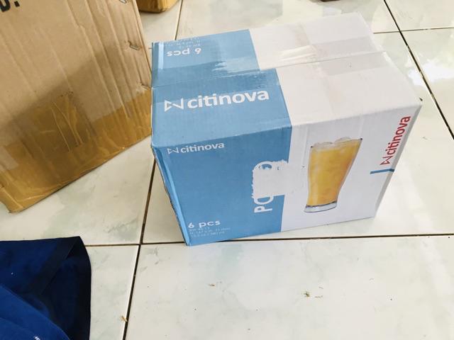 Citinova Porto - 1 Set Isi 6 / 1 Inn Gelas Susu / Gelas Pub / Beer / Gelas Jus / Gelas Porto / Gelas