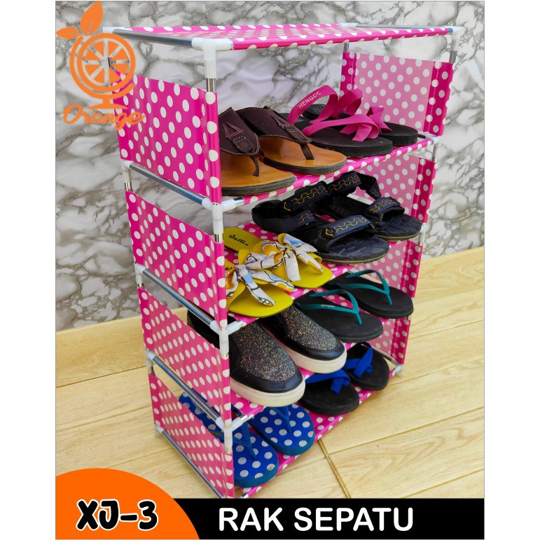 Rak Sendal sepatu 5 Susun rak Sepatu Portable Karakter