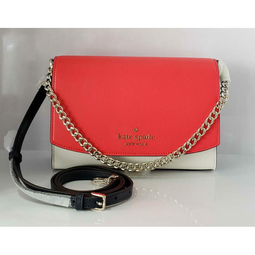Tas Kate Spade Convertible Crossbody Carson Colorblock Red Multi New Original