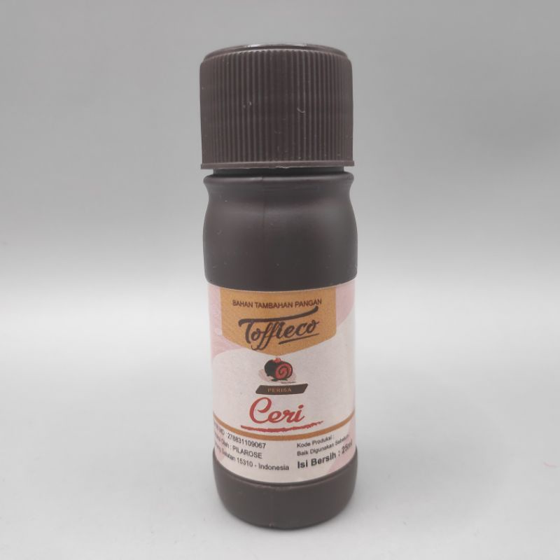 

Toffieco Ceri Flavour 25g - Perisa Essence Tofieco Kirsch