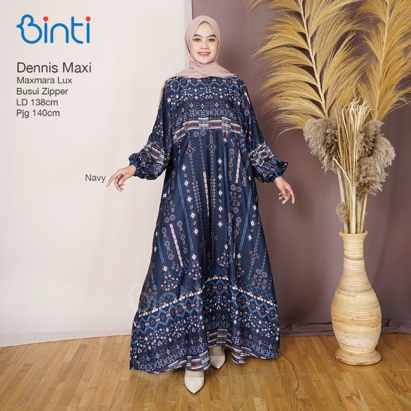Dennis Maxi jumbo gamis jumbo ld 140 maxmara by binti