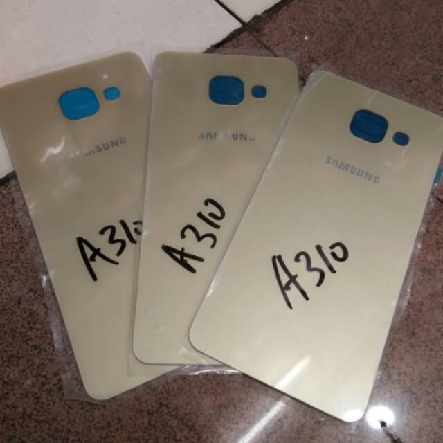 Back door/Back Cover/tutup baterai samsung A310/A3 2016 (Gold)