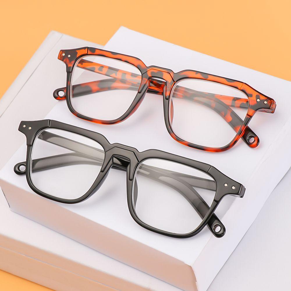 R-flower Kacamata Myopia Frame Kotak Gaya Vintage Klasik Untuk Pria / Wanita