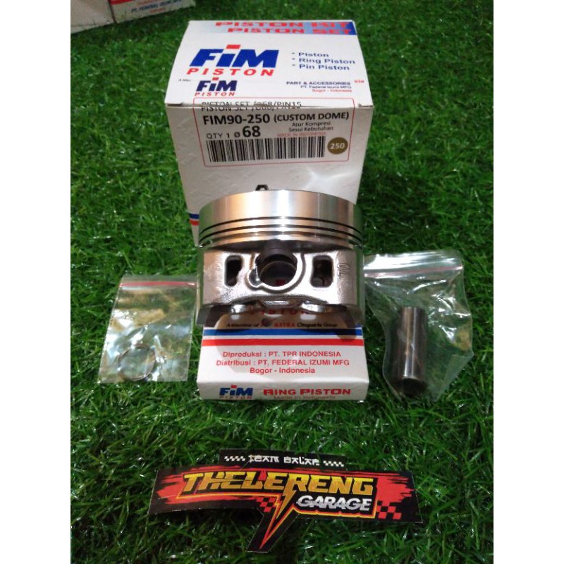 piston fim90 diameter 66 sd 68 pen 15 pistom fim tiger custom dome